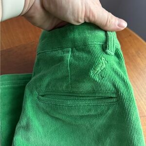 The Beaufort Bonnet Company TBBC corduroy Prep School pant in Kiawah Kelly Green